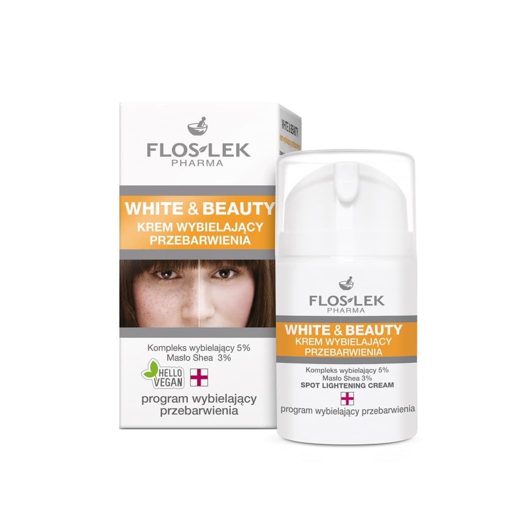 Floslek White&Beauty Krem wybielający przebarwienia