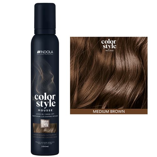Profession Color Style Mousse, pianka koloryzująca, średni brąz