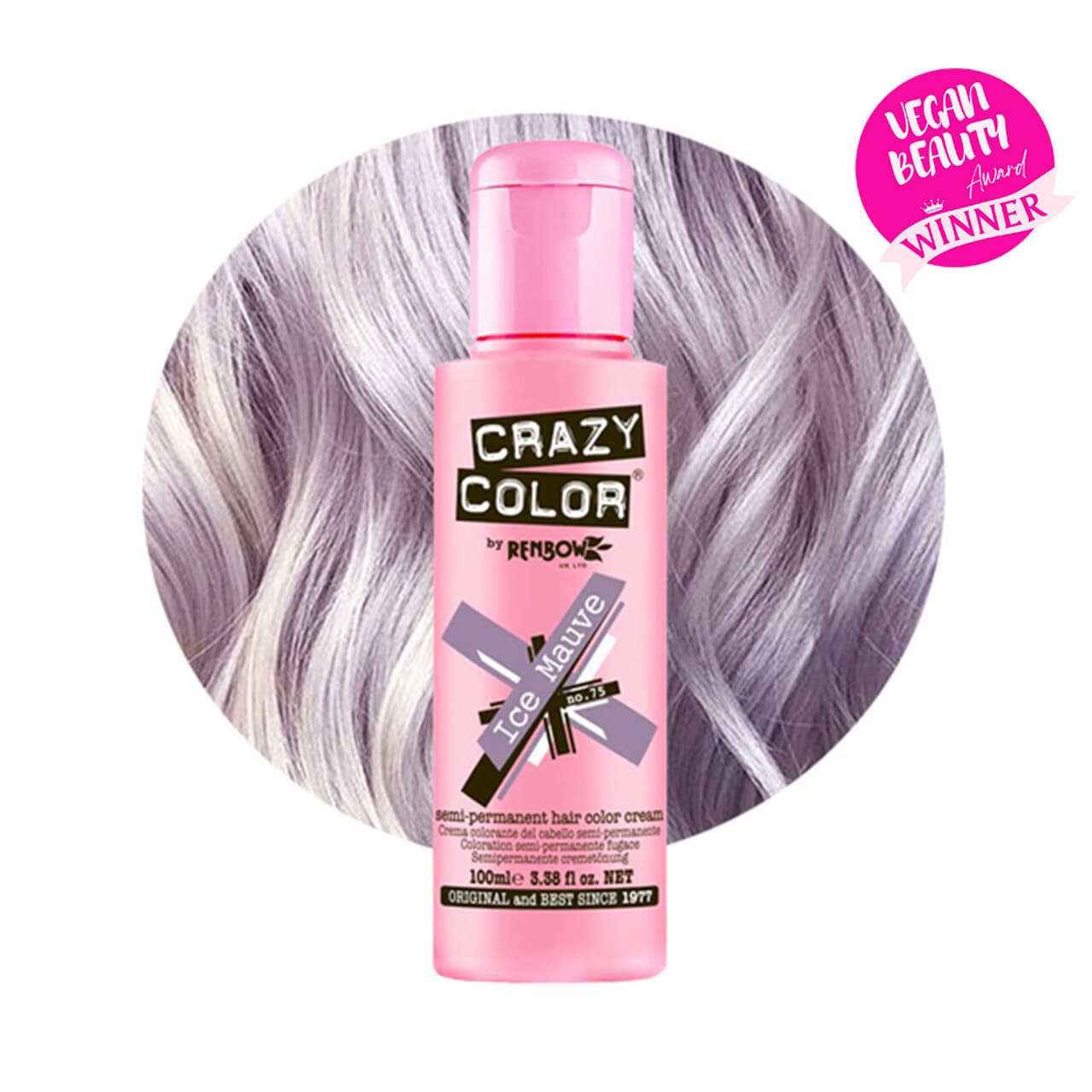 Color, toner odżywczy do włosów, Ice Mauve – lodowo fioletowy, nr 75