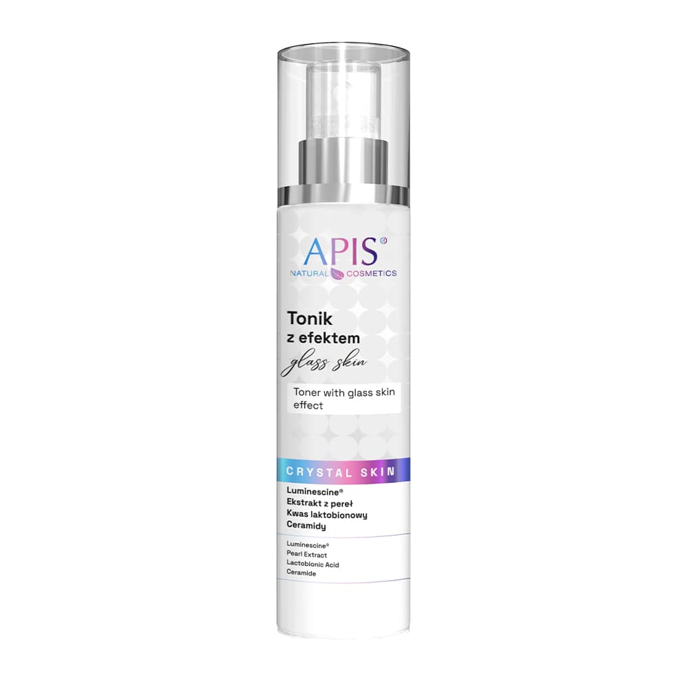Apis Crystal Skin Tonik rozświetlający z efektem „glass skin”