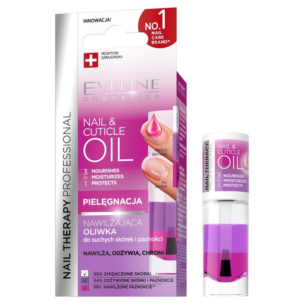 Eveline Nail&Cuticle Oil Nawilżająca oliwka do suchych skórek i paznokci