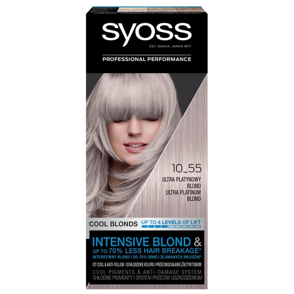 Cool Blonds rozjaśniacz do włosów 10-55 Ultra Platynowy Blond