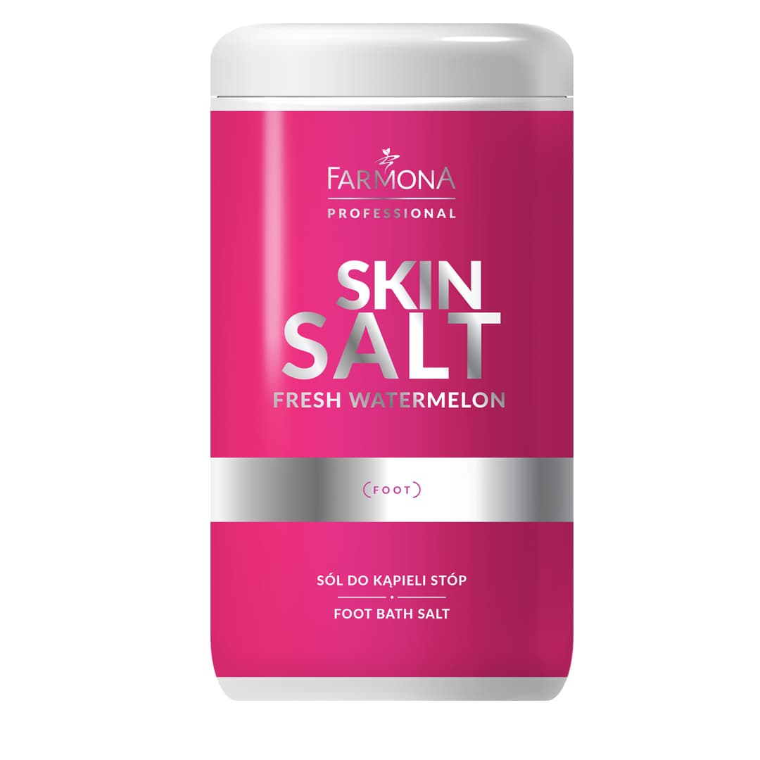 Skin Salt Fresh Watermeleon, sól do kąpieli stóp, arbuz