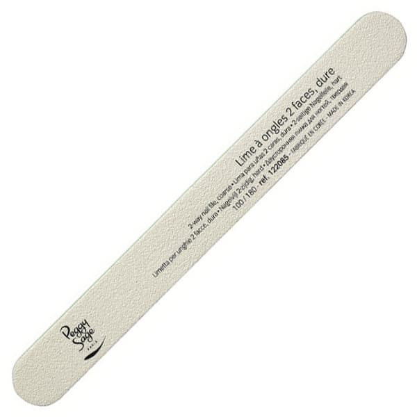 pilnik do paznokci, dwustronny, zmywalny, ziarnistość 100/180, ref. 122085