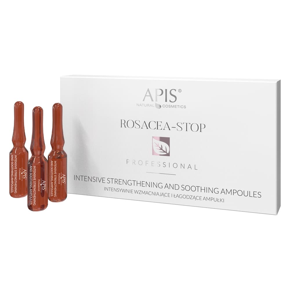 APIS Rosacea-Stop Intensywnie wzmacniające i łagodzące ampułki do twarzy