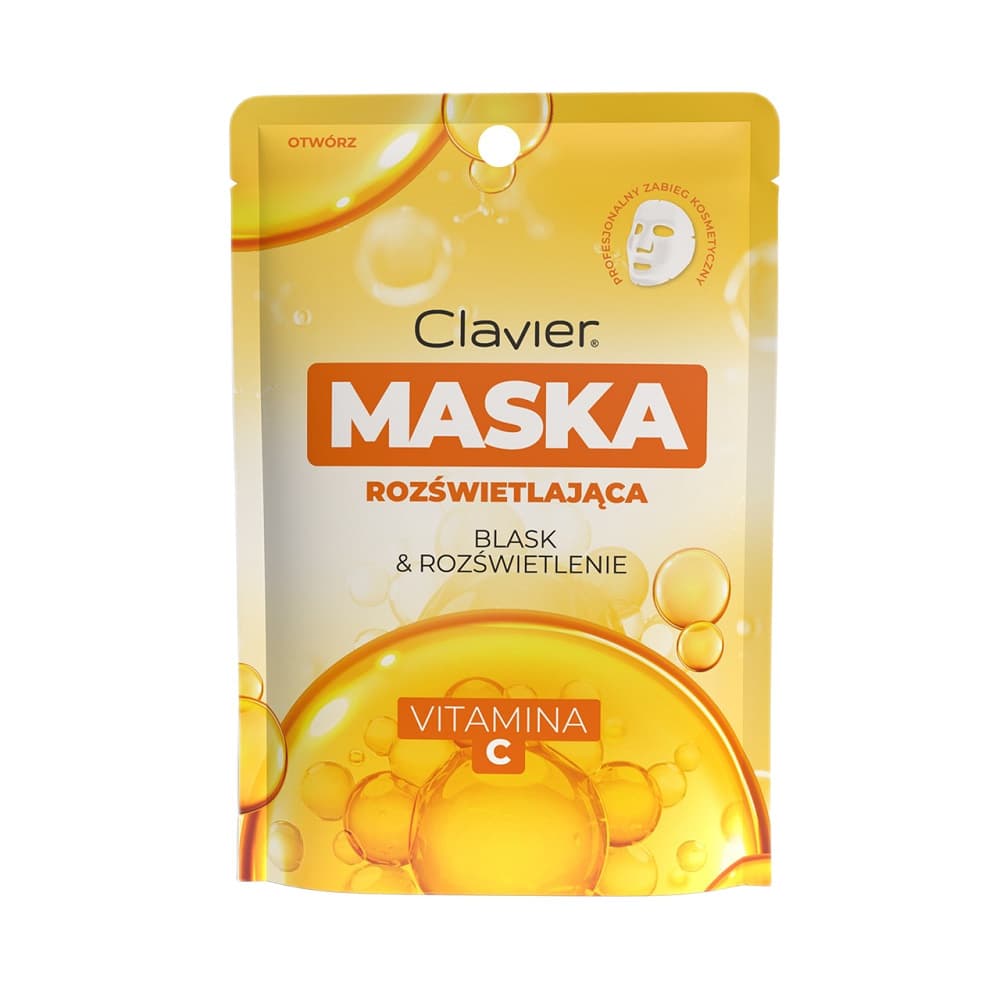 Maska rozświetlająca w płachcie z witaminą C