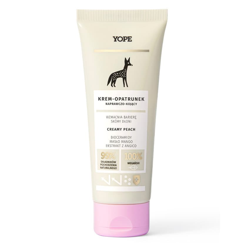 Naprawczo Kojący Krem Opatrunek Do Rąk Bioceramidy Creamy Peach