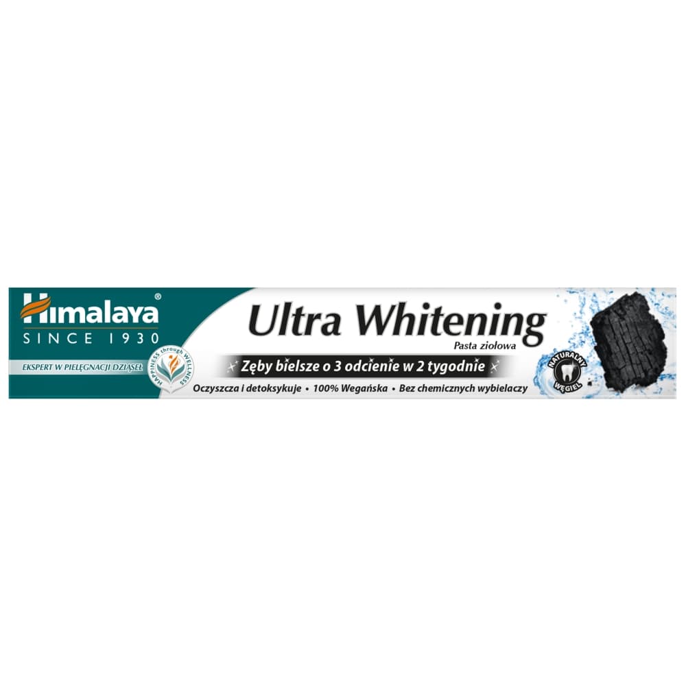 Gum Expert - Ultra Whitening Herbal Toothpaste - Ziołowa pasta wybielająca z węglem -