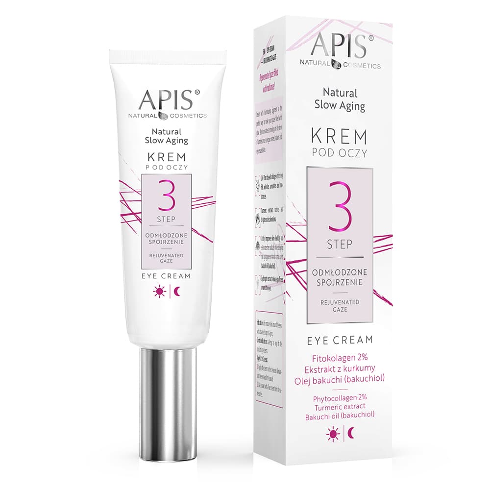 APIS Natural Slow Aging Krem pod oczy Step 3