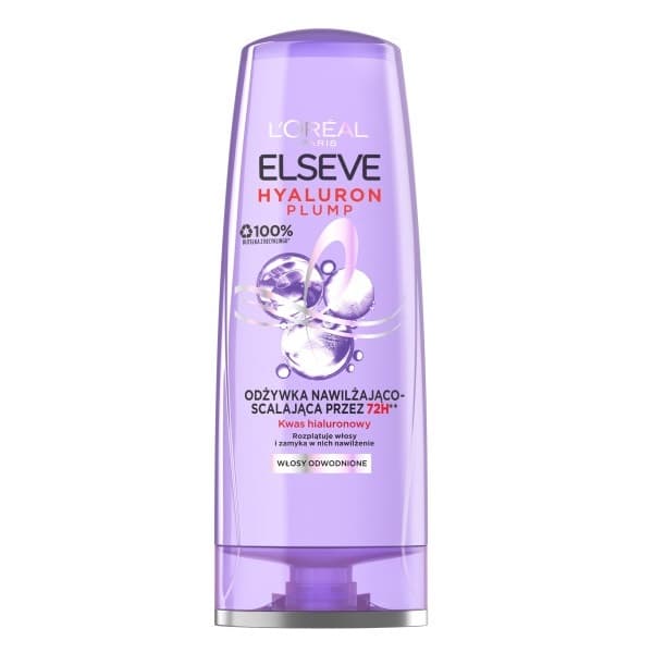 Loreal Elseve Hyaluron Plump Odżywka nawilżająco - scalająca do włosów odwodnionych