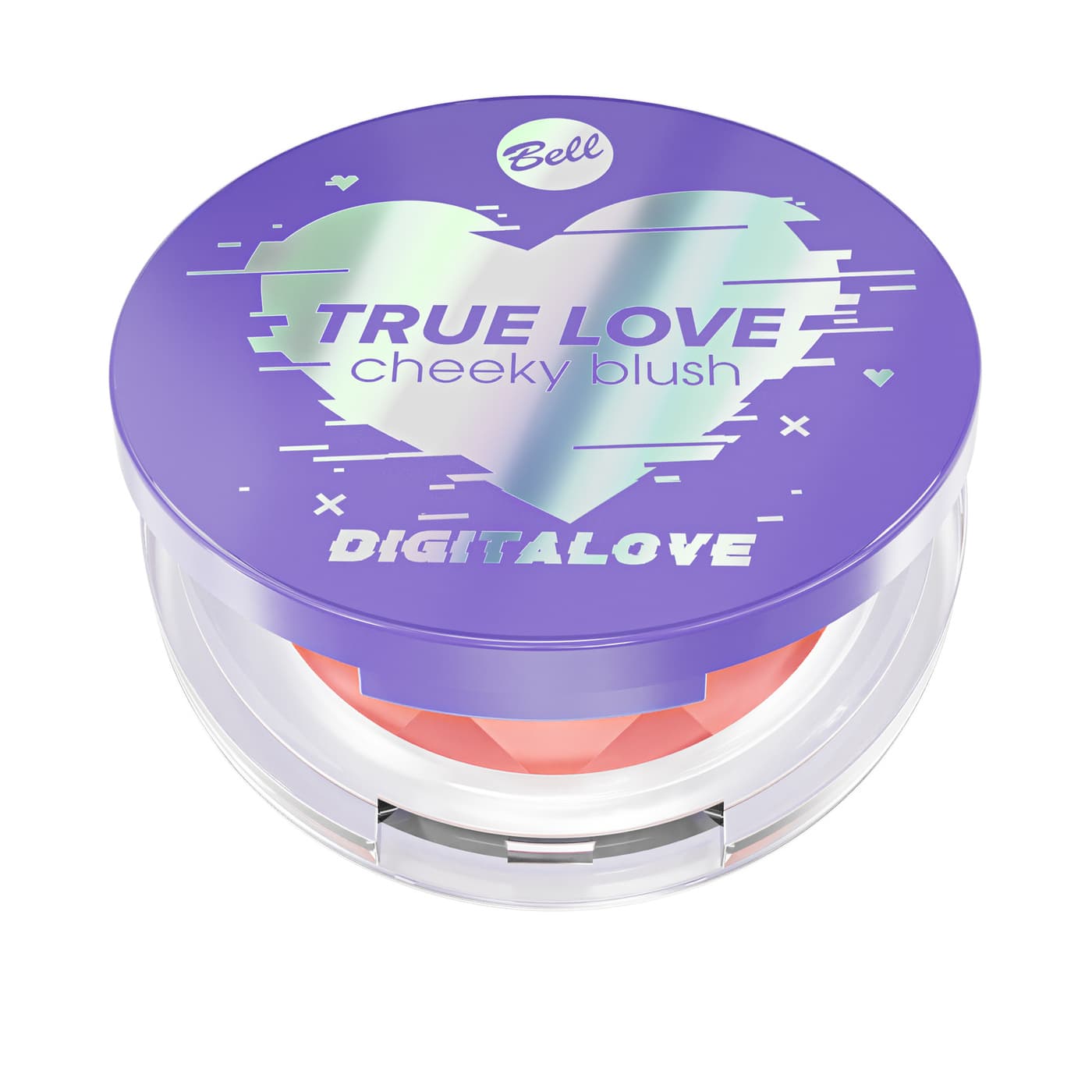 True love cheeky blush, prasowany róż do twarzy, 002