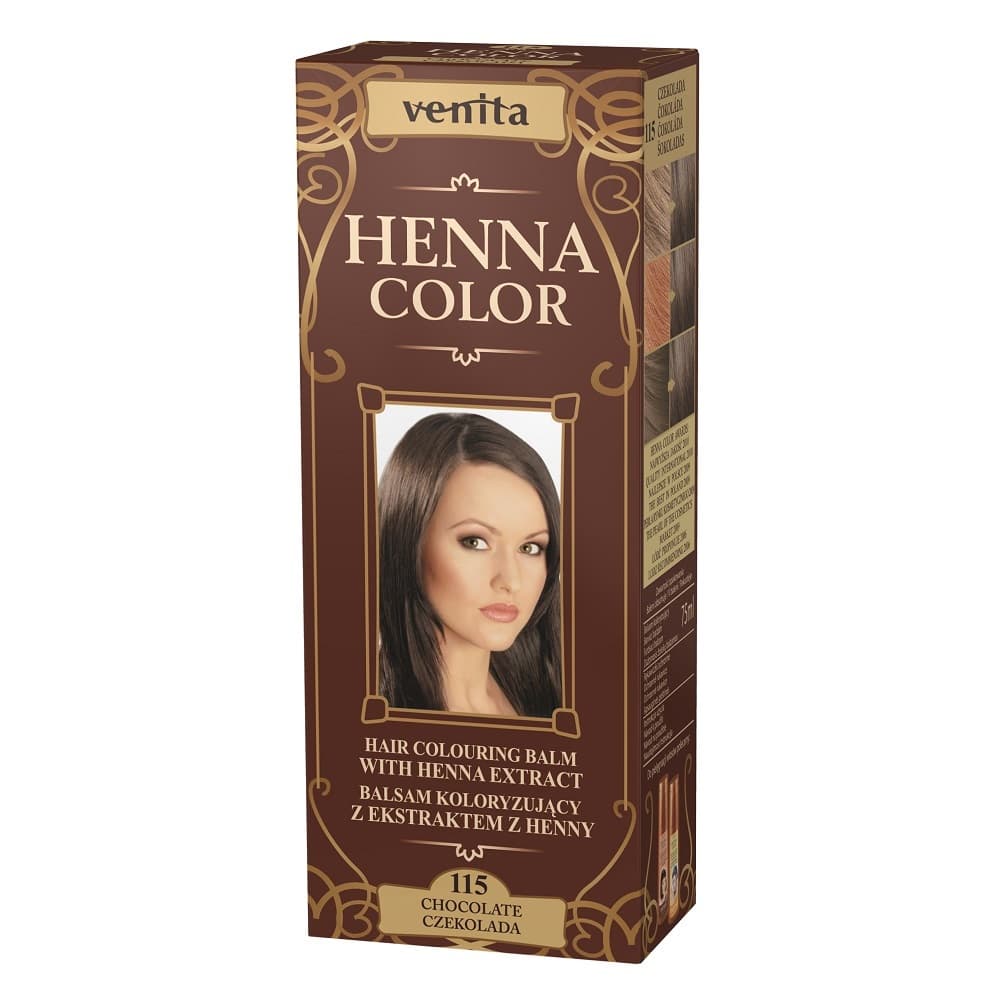 Henna Color Balsam koloryzujący z ekstraktem z henny 115 Czekolada