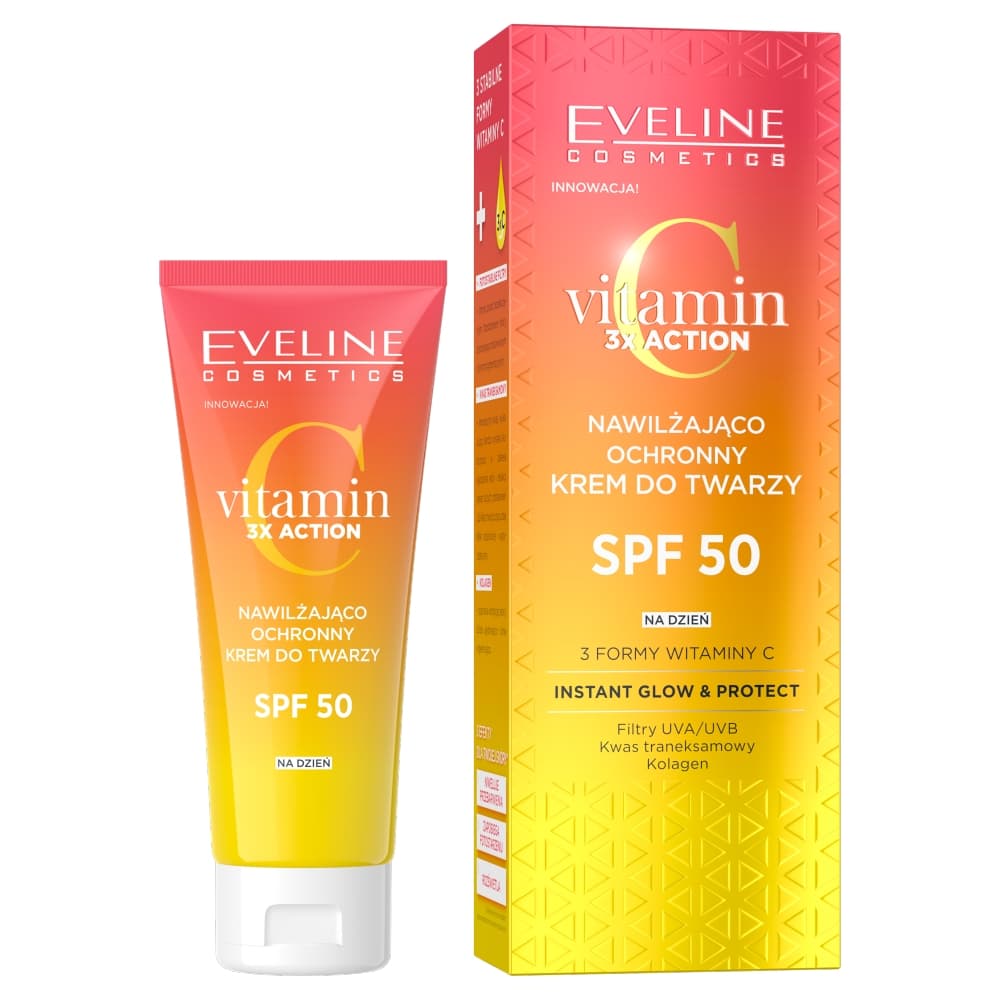 Vitamin C 3x Action Nawilżająco-ochronny krem do twarzy SPF 50