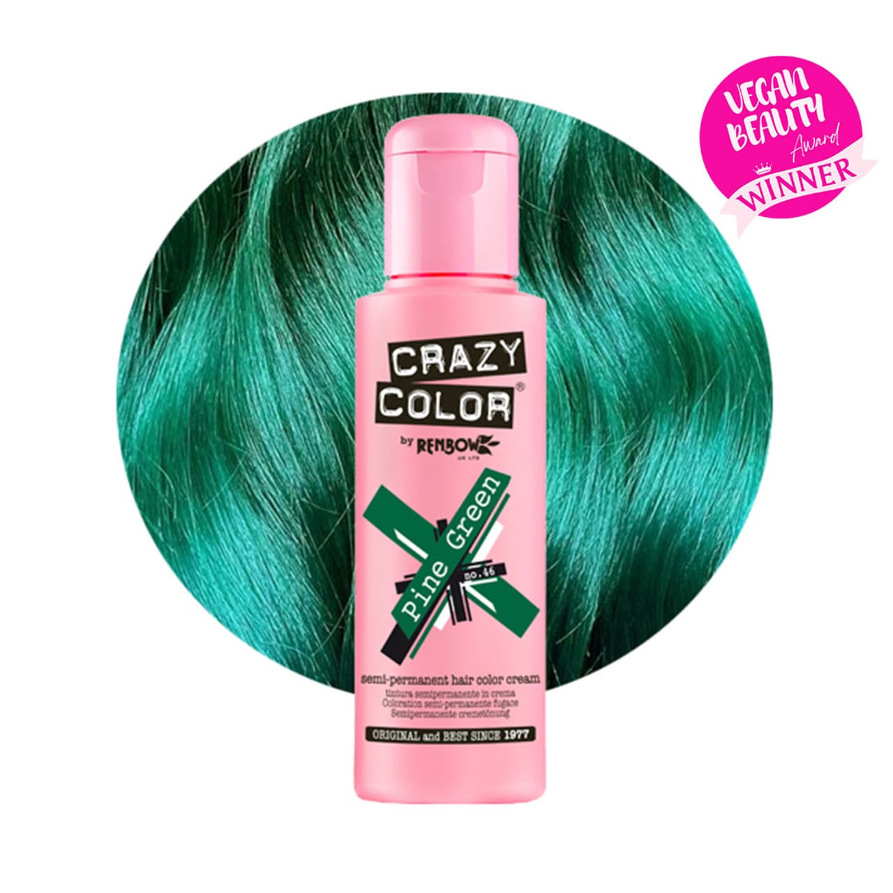 Color, toner odżywczy do włosów, Pine Green – sosnowa zieleń, nr 46