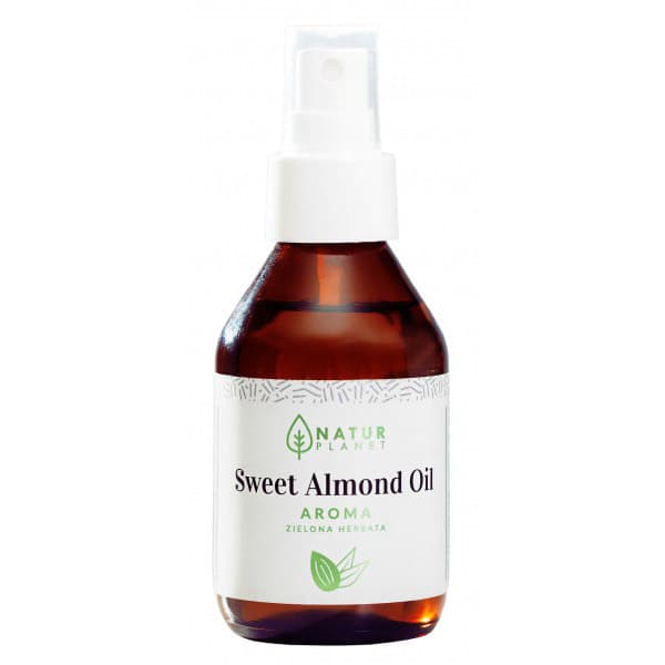 NaturPlanet, olej ze słodkich migdałów z aromatem zielonej herbaty