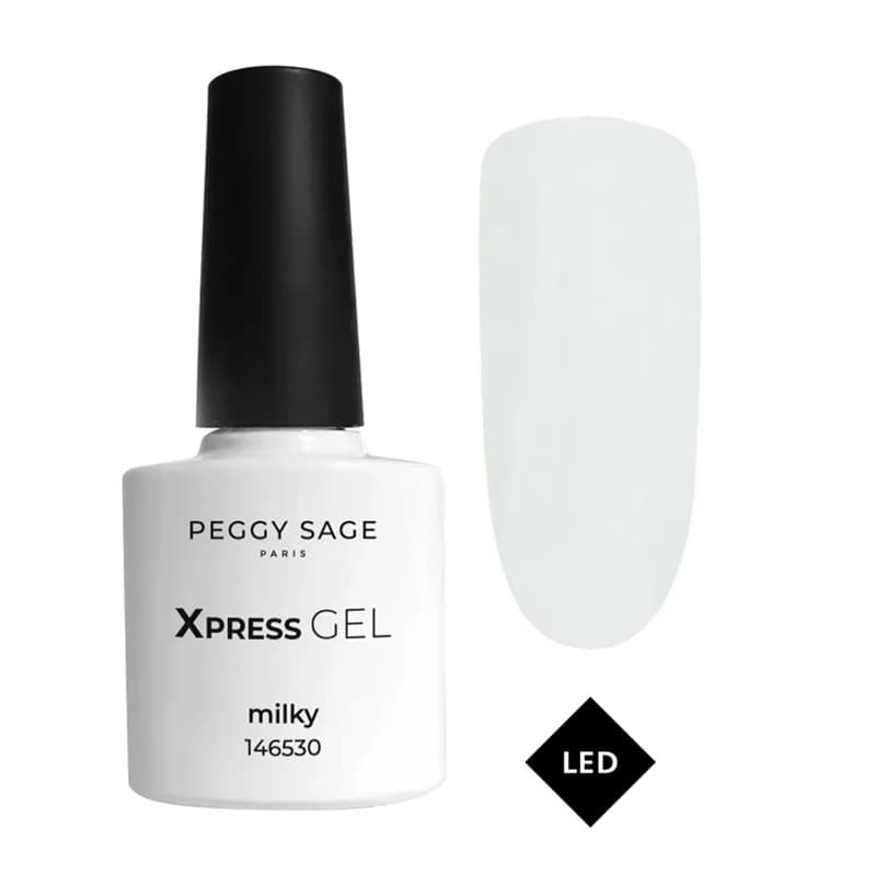 Xpress Gel, żel, top i baza 3w1 do paznokci, milky