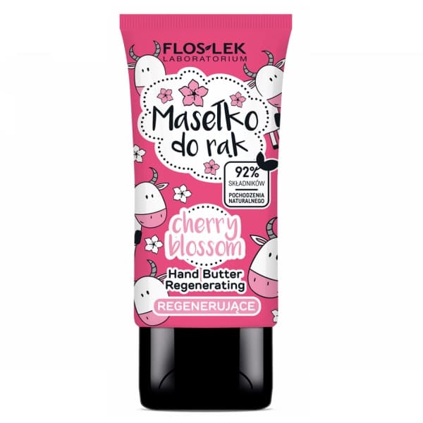 Floslek Hand Butter Masełko do rąk regenerujące - Wiśnia