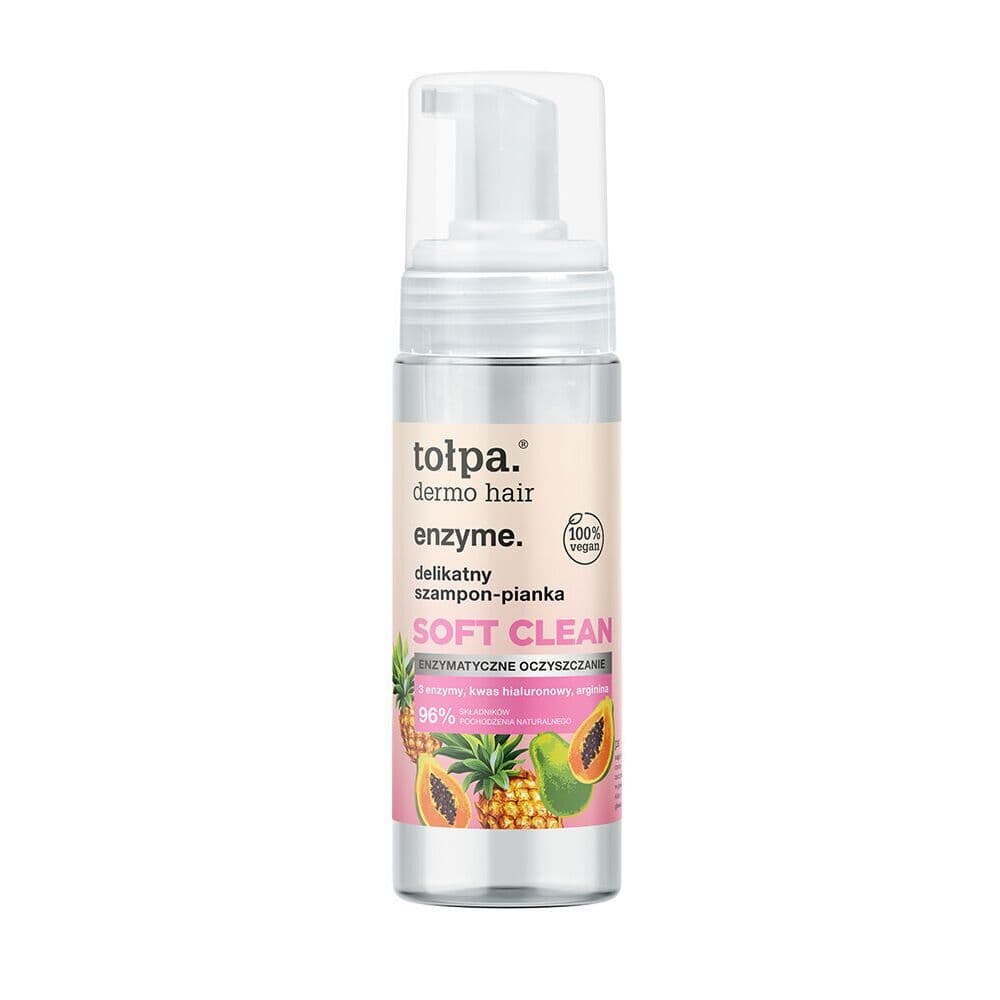 Dermo Hair Enzyme, delikatny szampon - pianka soft clean