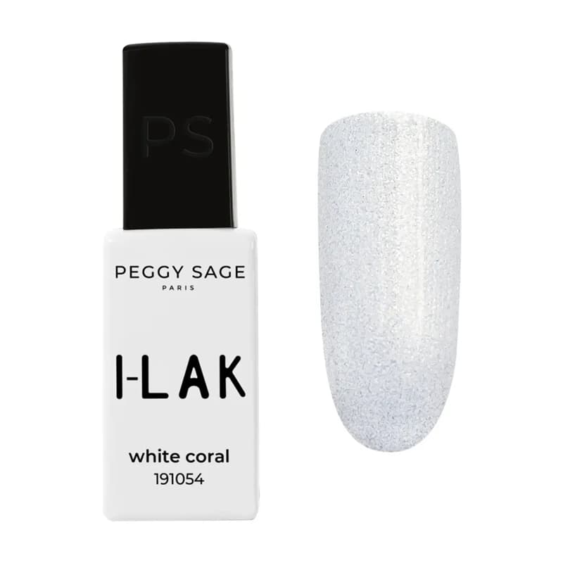I-LAK, lakier hybrydowy, white coral