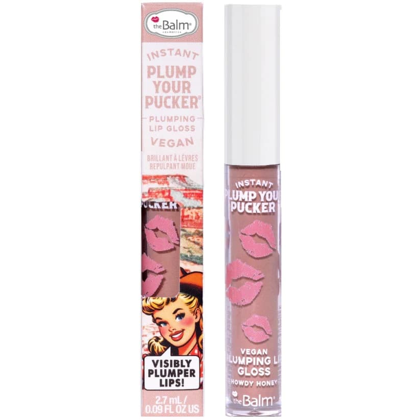 The Balm Instant Plump Your Pucker Plumping Lip Gloss błyszczyk powiększający usta Howdy Honey