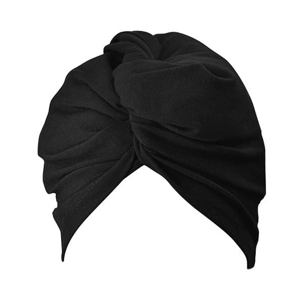 turban do włosów Wrap It Up, czarny