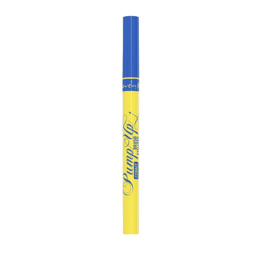 Pump Up Cobalt Eyeliner kobaltowy eyeliner do powiek z precyzyjnym pędzelkiem