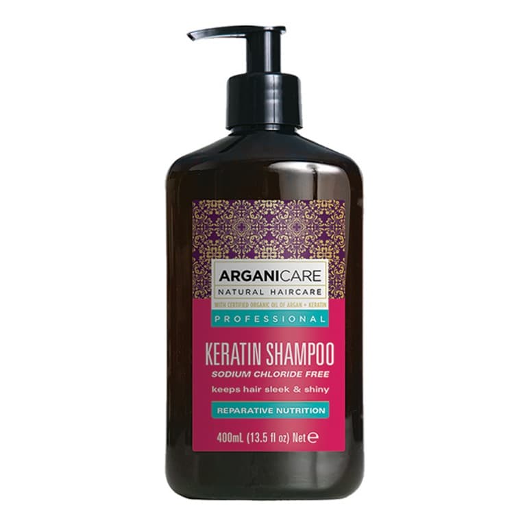 Keratin Shampoo, keratynowy szampon do włosów, intensywnie regenerujący