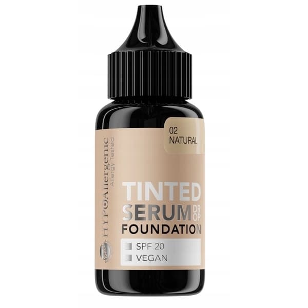 Hypoallergenic Tinted Serum Drop Foundation, podkład serum do twarzy, 002