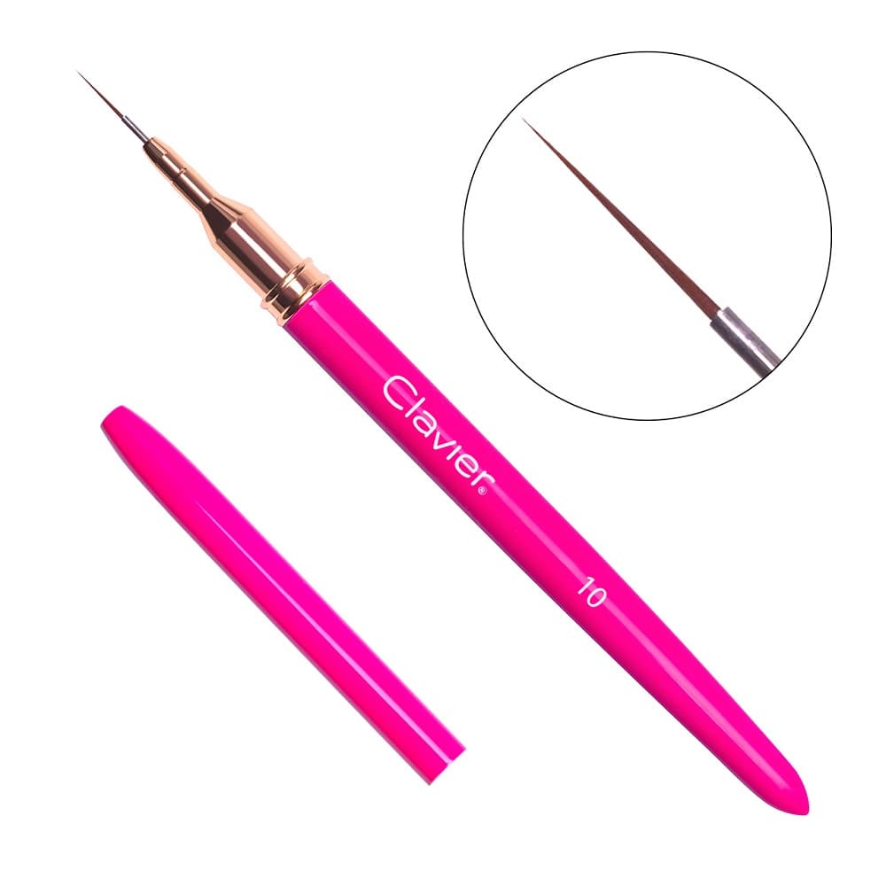 Magenta Pędzelek do manicure, żelu 10mm - 3