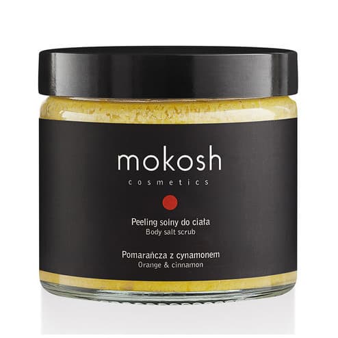 peeling solny do ciała, pomarańcza z cynamonem