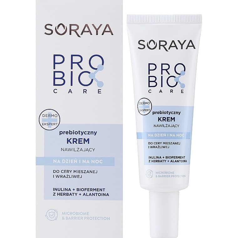 Probio Care, prebiotyczny krem nawilżający do cery mieszanej i wrażliwej