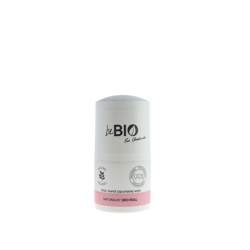 Natural Roll-On Deodorant - Naturalny dezodorant w kulce - Chia i kwiat wiśni japońskiej -