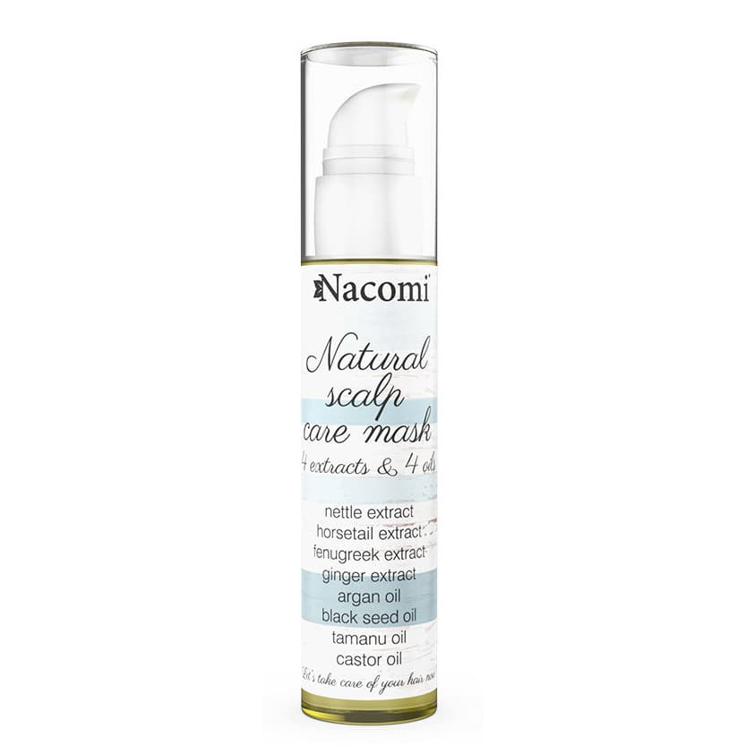 Natural Scalp Care, naturalna maska do pielęgnacji skóry głowy - 4 oleje i 4 ekstrakty