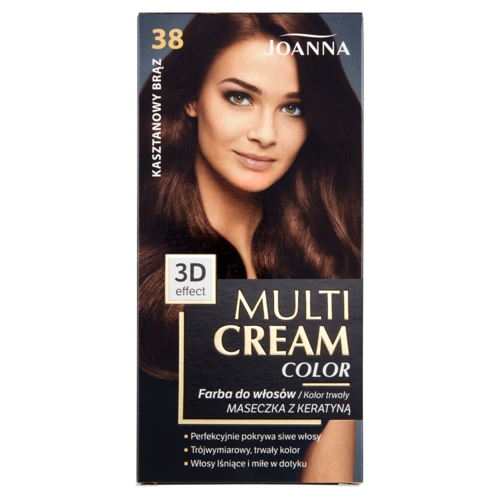 Multi Cream Color Farba do włosów, 38 Kasztanowy Brąz