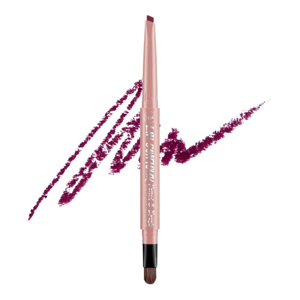 Lip Contour Pencil&Brush, automatyczna konturówka do ust z pędzelkiem, Wild burgundy