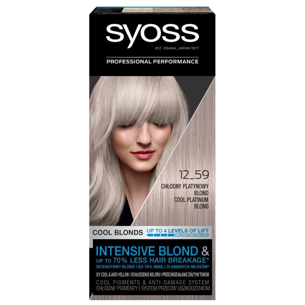 Cool Blonds rozjaśniacz do włosów 12-59 Chłodny Platynowy Blond