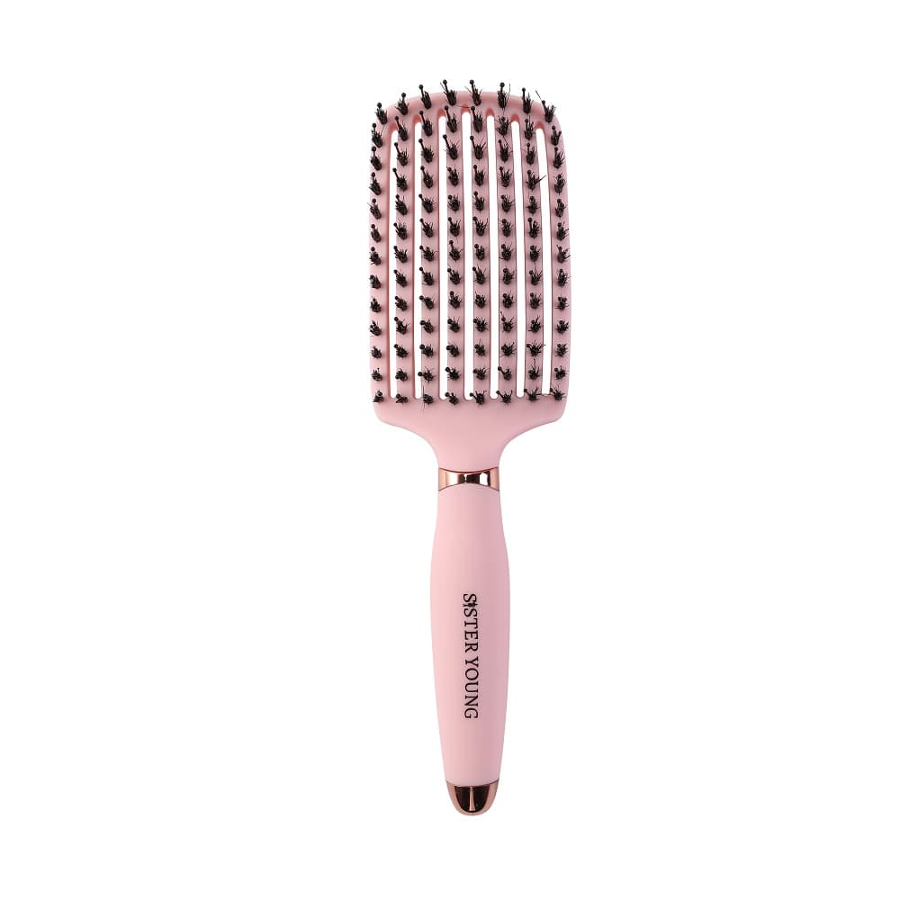 OVIA PINK BV - boar bristle Szczotka do rozczesywania włosów