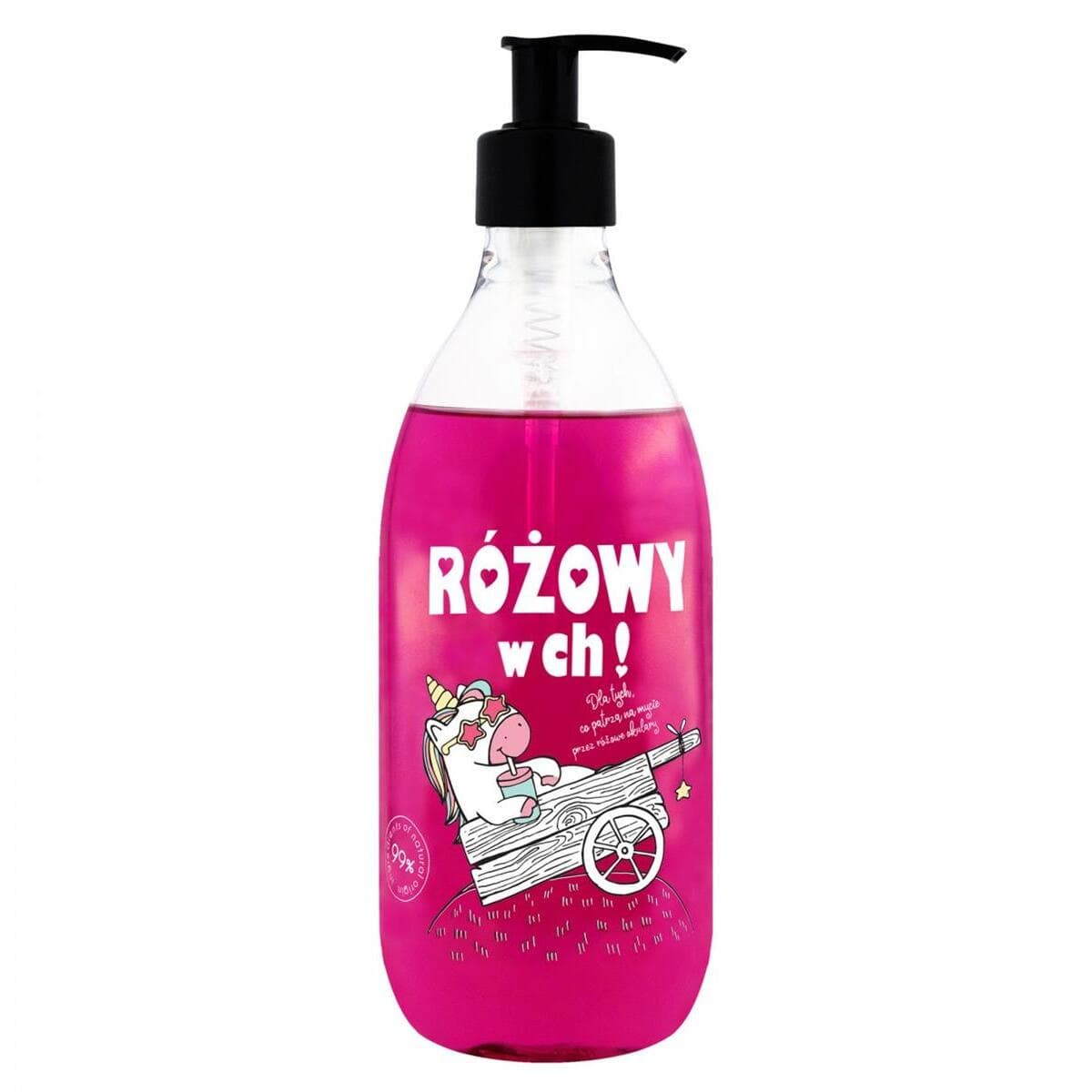 SHOTS! - Żel do mycia ciała i rąk - Różowy w ch! -