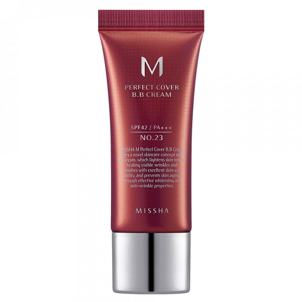 M Perfect Cover BB Cream SPF42/PA+++ 23 Natural Beige - Kryjący krem BB do twarzy z filtrem