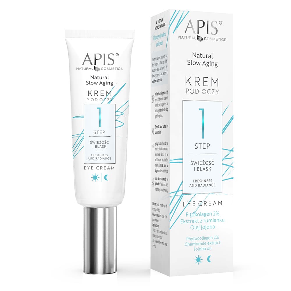 Natural Slow Aging, Krem pod oczy, STEP 1 Świeżość i blask