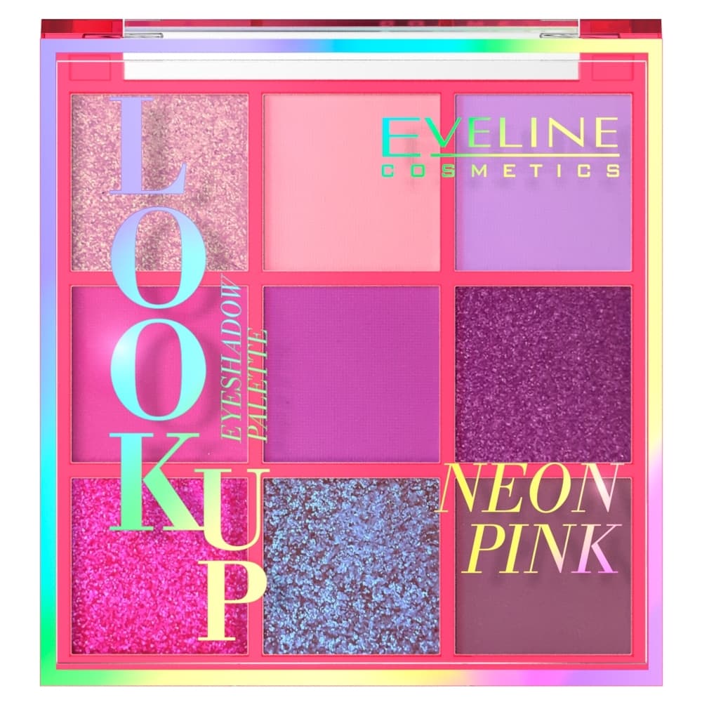Look Up paleta 9 cieni do powiek Neon Pink