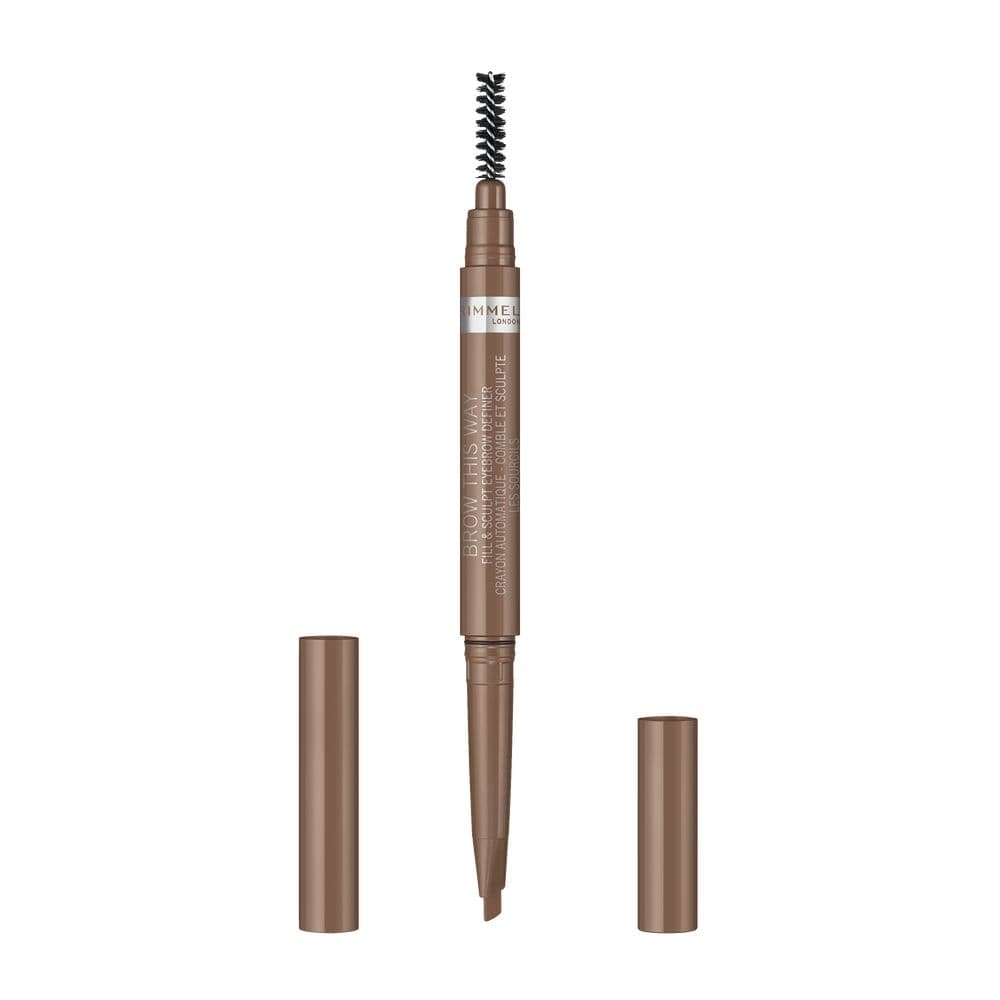 RIMMEL - BROW THIS WAY - Eye Brow Definer - Automatyczna kredka do brwi ze szczoteczką - 001 - BLONDE
