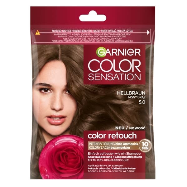 Color Sensation Retouch Shampoo Szampon koloryzujący do włosów - 5.0 Light Brown(+)