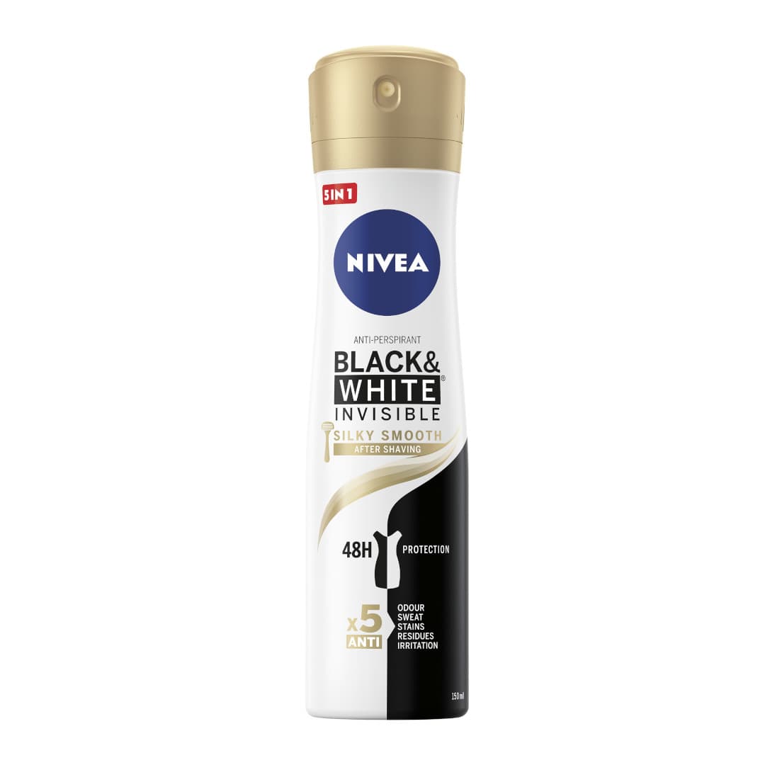 Black & White Invisible Silky Smooth antyperspirant w sprayu dla kobiet