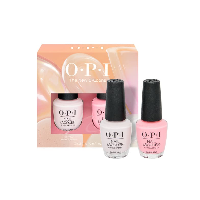 Nail Lacquer OPIcons, zestaw klasycznych lakierów do paznokci, bun & bath