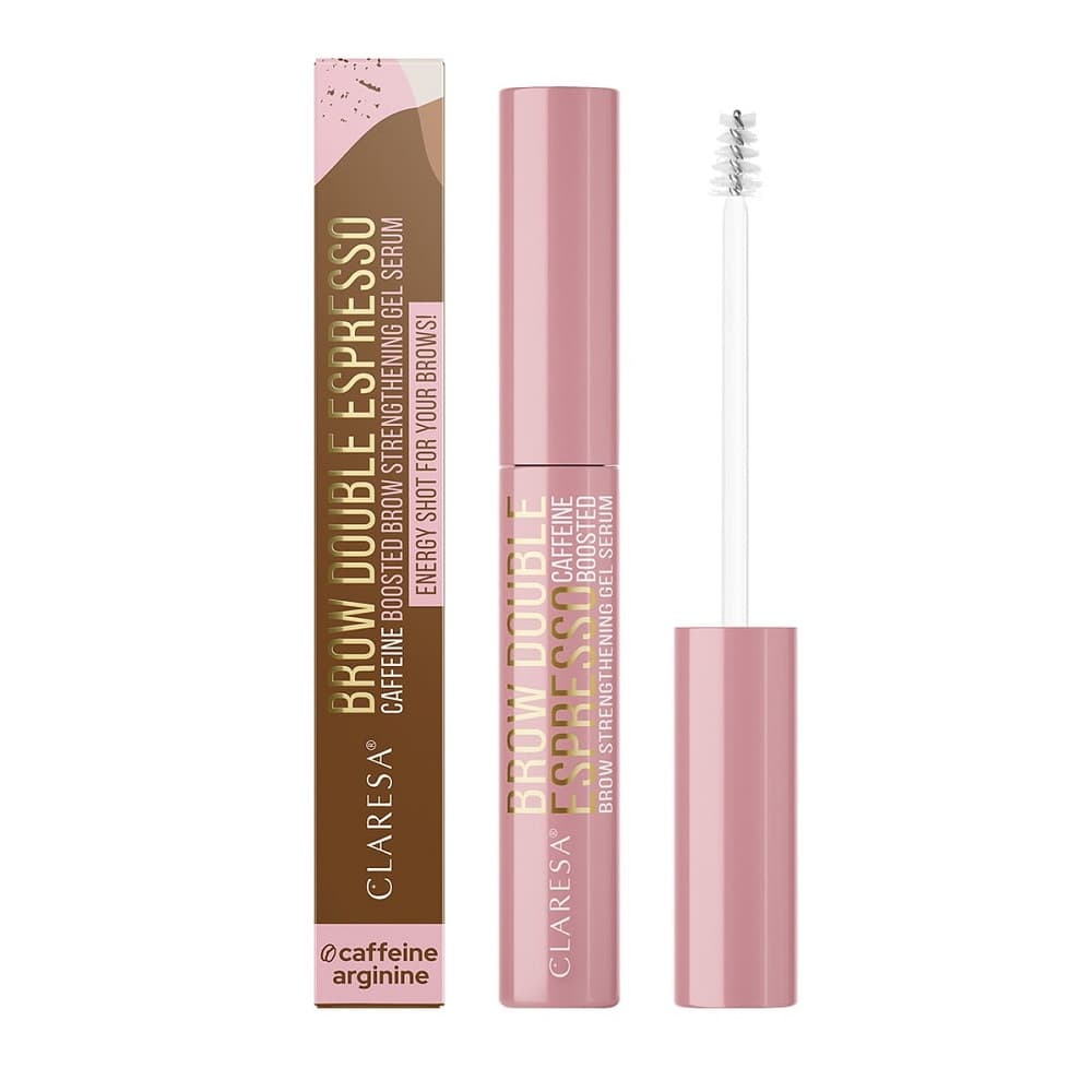 Brow Double Espresso wzmacniające żelowe serum do brwi