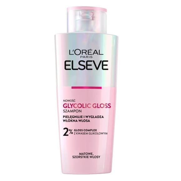 Loreal Elseve Glycolic Gloss Szampon rewitalizujący do włosów matowych i szorstkich