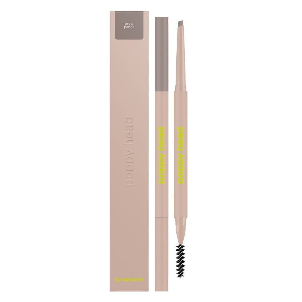 Browsome - Eyebrow Pencil - Kredka do brwi ze szczoteczką - - 02 Neutral Brown