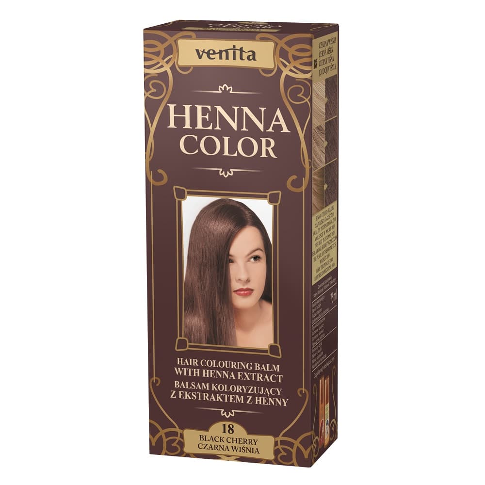Henna Color Balsam koloryzujący z ekstraktem z henny 18 Czarna wiśnia