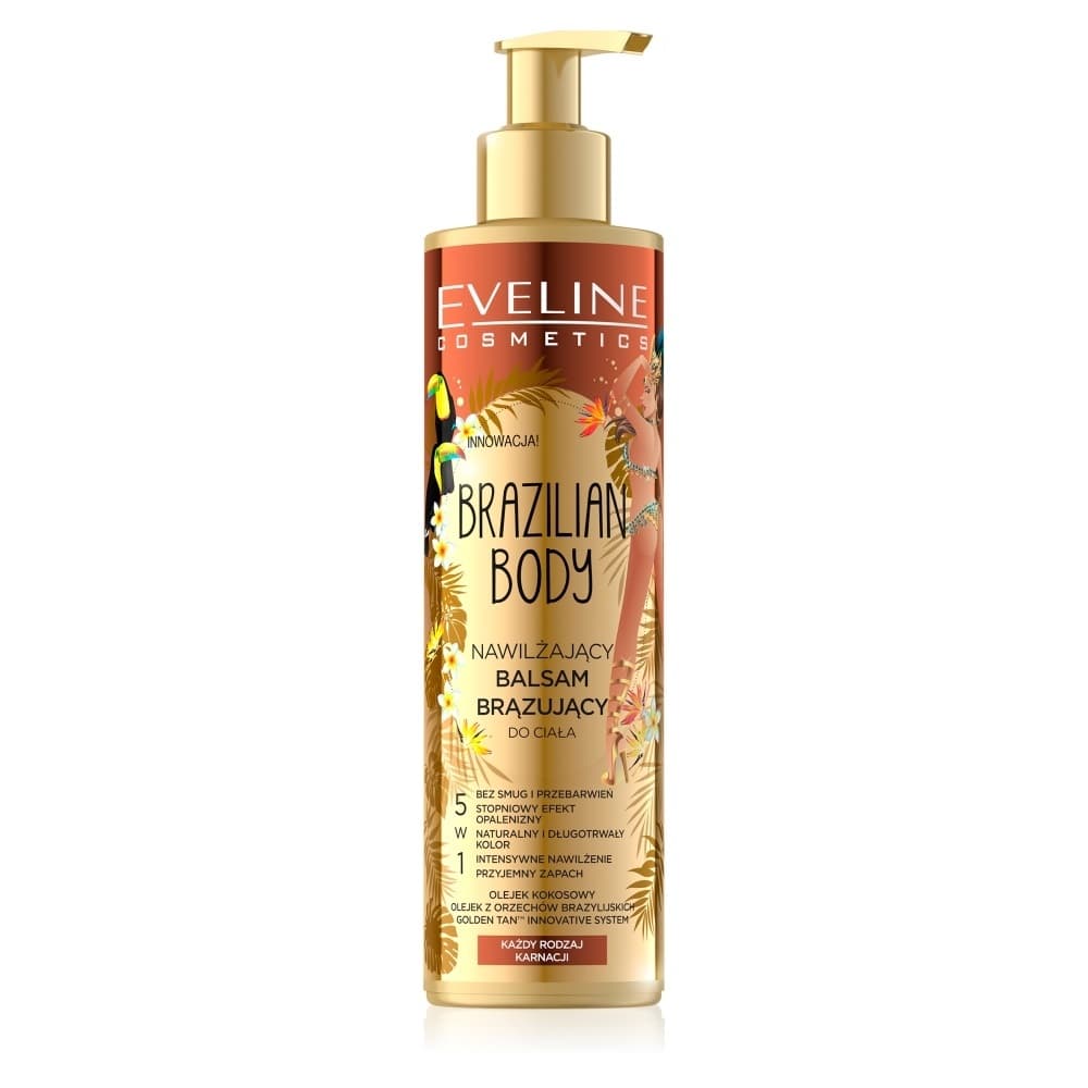 BRAZILIAN BODY - Nawilżający balsam brązujący do ciała 5w1 -
